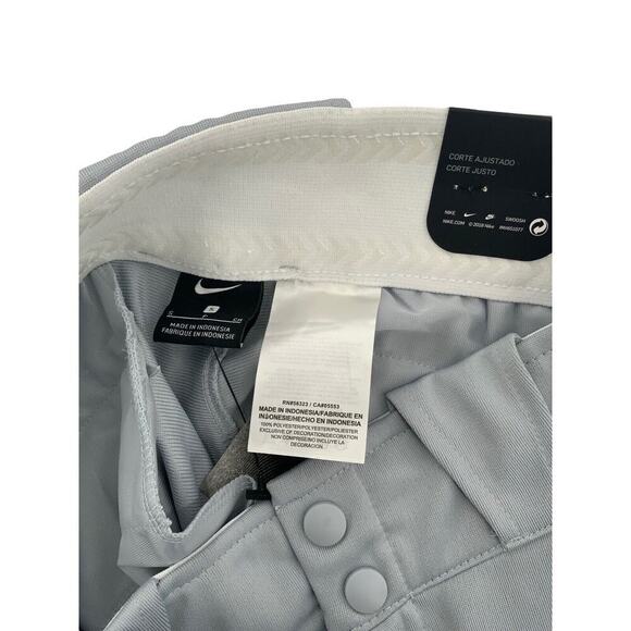 Nike Softball Pants Womens Small Stretch Slim Fit Button Swoosh Athleticwear NEW - Picture 11 of 11